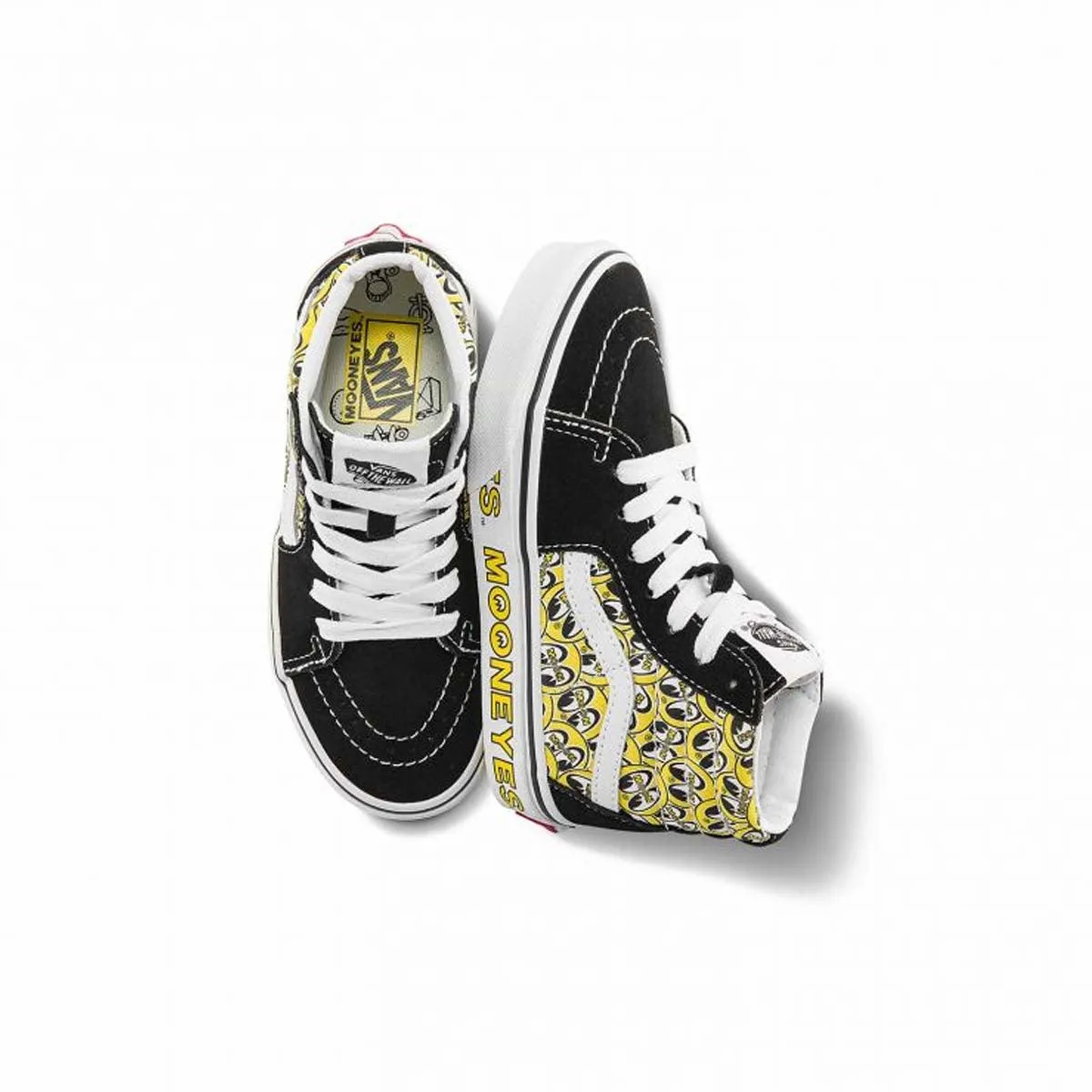 + Mooneyes Kid's SK8-Hi 'Black Yellow'