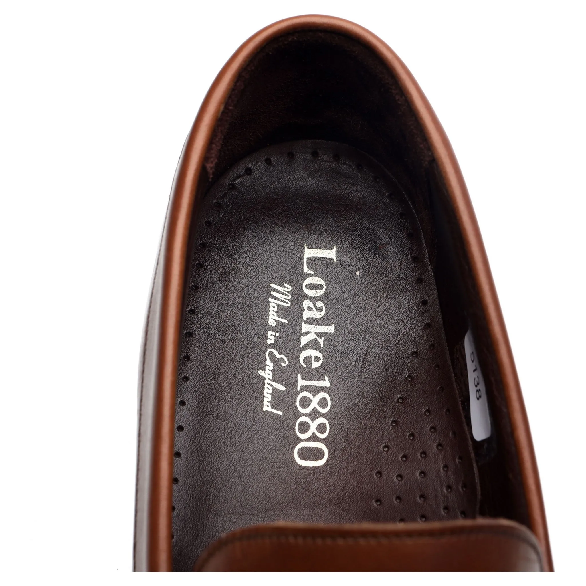 1880 'Hackney' Brown Leather Loafers UK 7 F