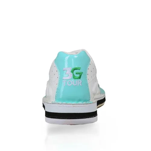 3G Womens Tour Ultra/C White/Mint Right Hand Bowling Shoes