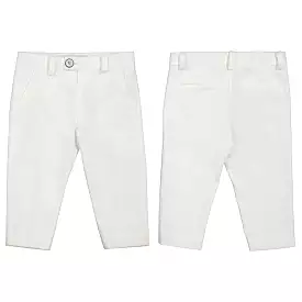 Abel & Lula Baby Cotton Dress Pants_White 5226-18