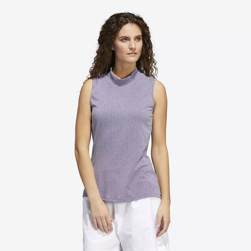 Adidas Essential Mock Neck Sleeveless Polo HA3485