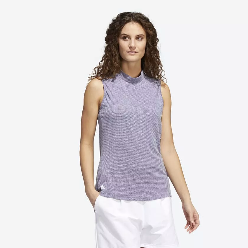 Adidas Essential Mock Neck Sleeveless Polo HA3485