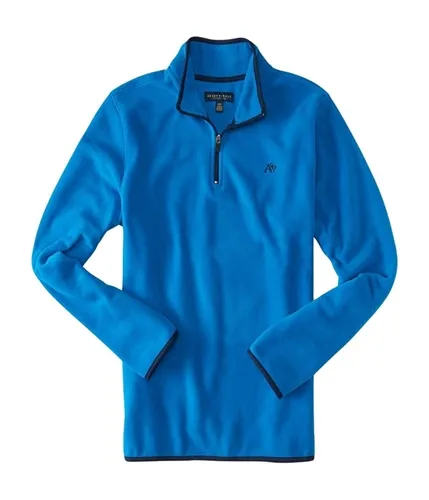 Aeropostale Mens 1/4 Zip Fleece Jacket