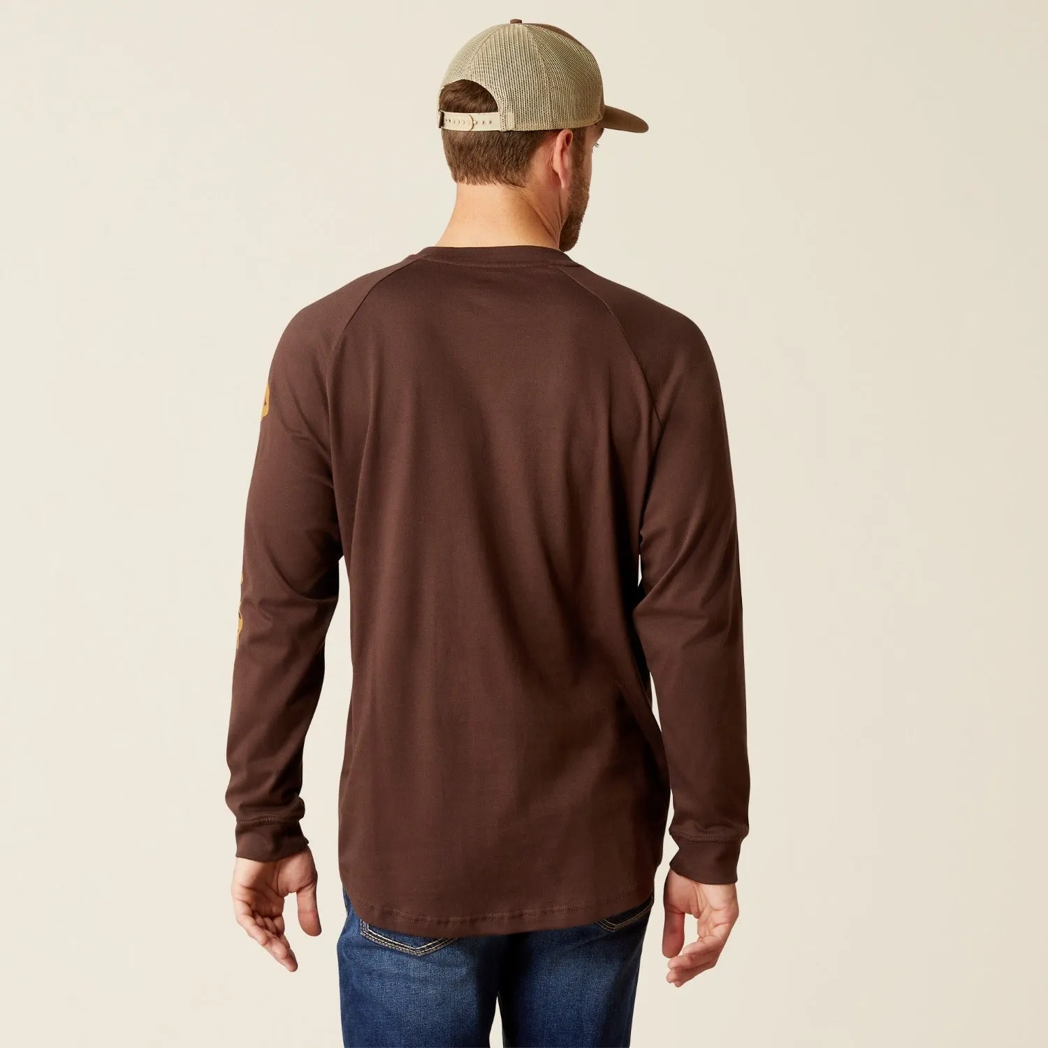 Ariat Men's Rebar Cotton Strong Graphic Long Sleeve T-Shirt