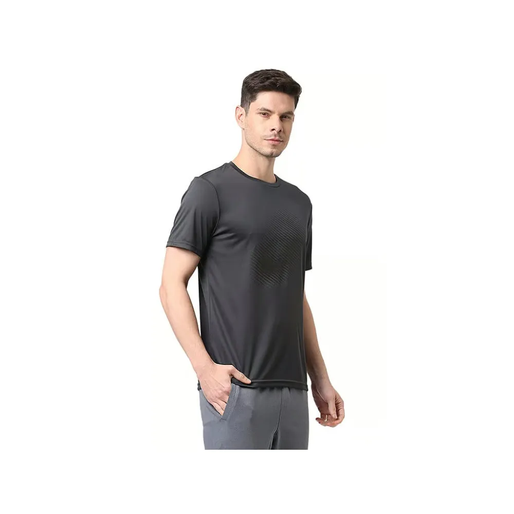 ASICS Men's Big Graphic Short Sleeve Top (Graphite Grey )