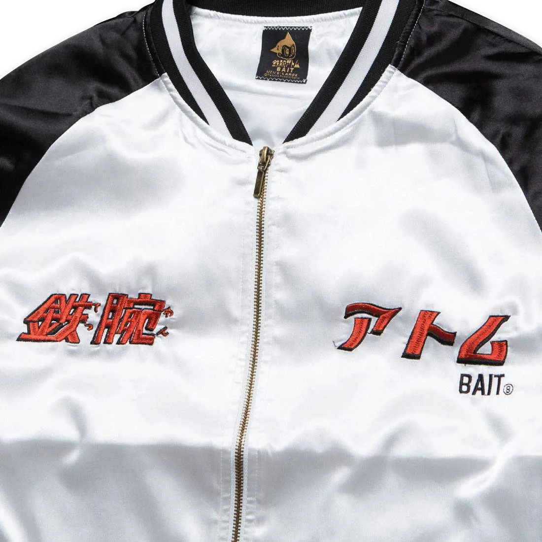 BAIT x Astro Boy Men Mighty Atom Souvenir Jacket (black / white)