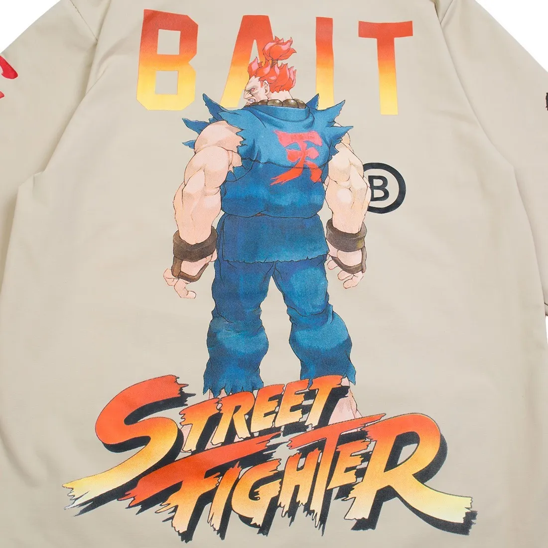 BAIT x Street Fighter Men Akuma Stance Jacket (sand)