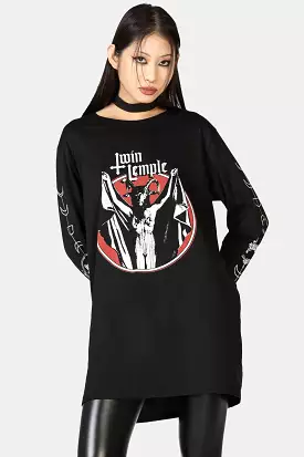 Baphomette Long Sleeve Top