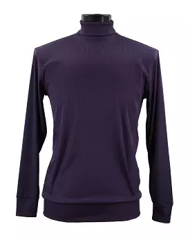 Bassiri L/S Turtle Neck T-Shirt 633-Purple