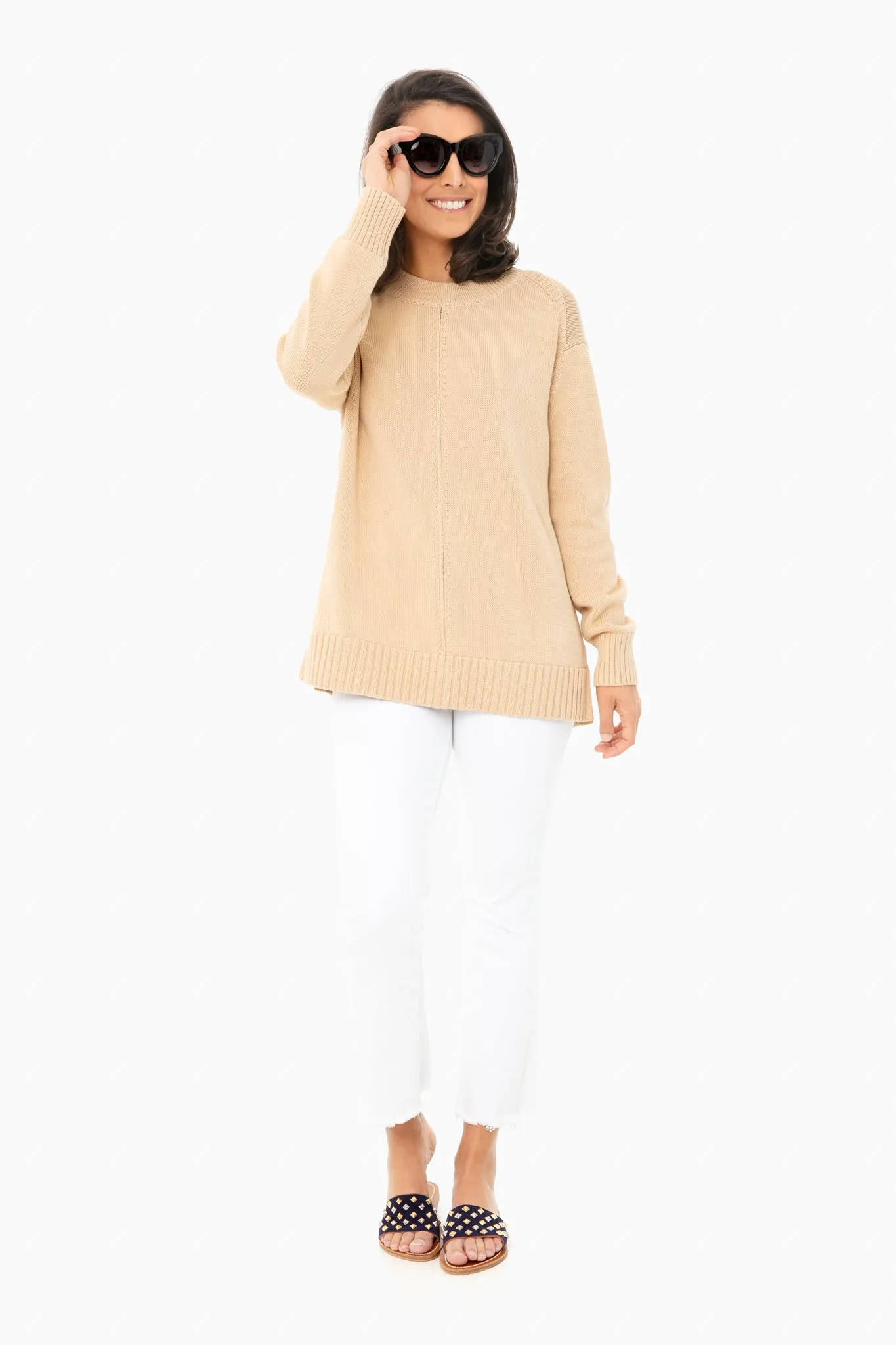 Beige Brant Point Sweater