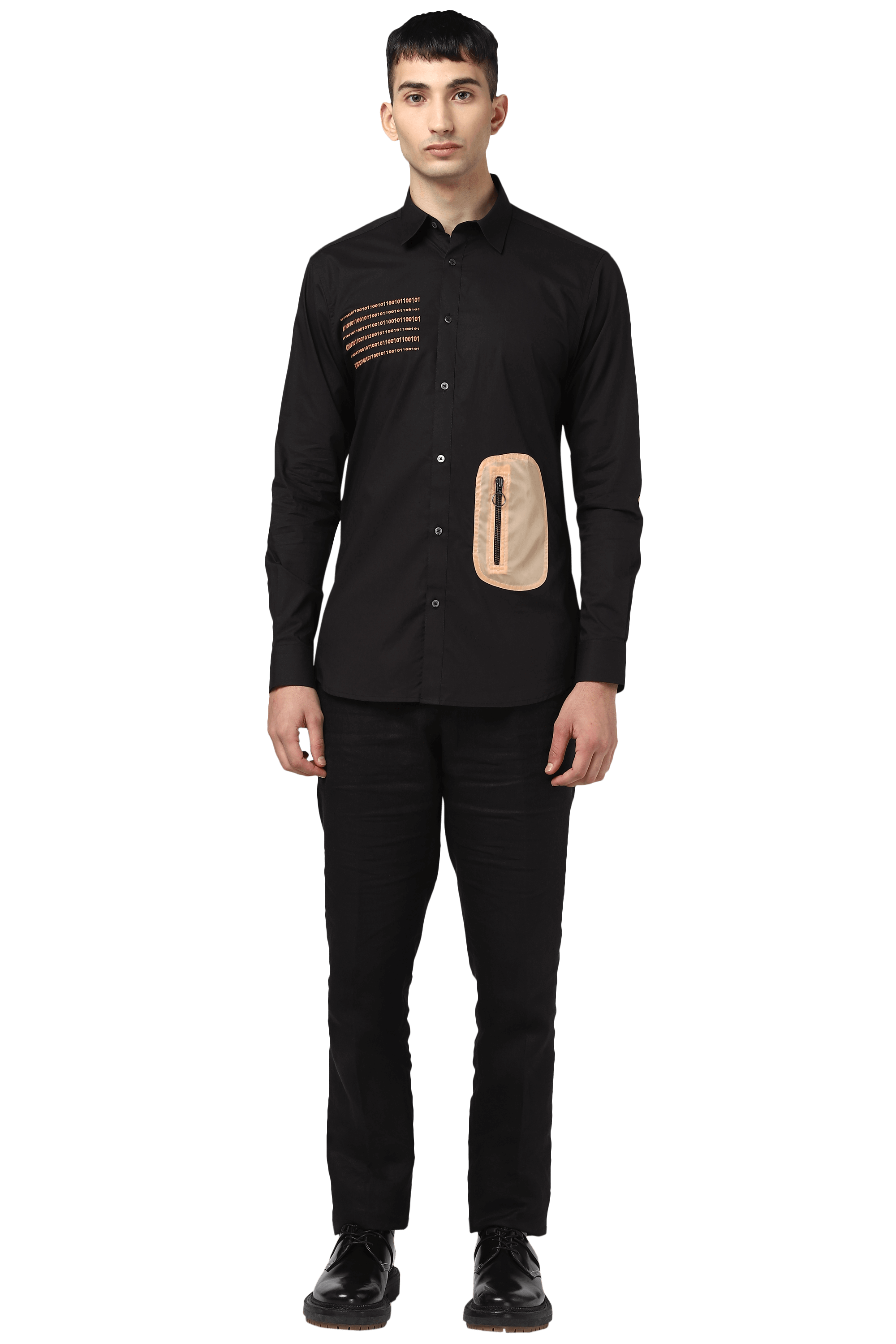 Binary Shirt With Utility Pocket & Elbow Patch