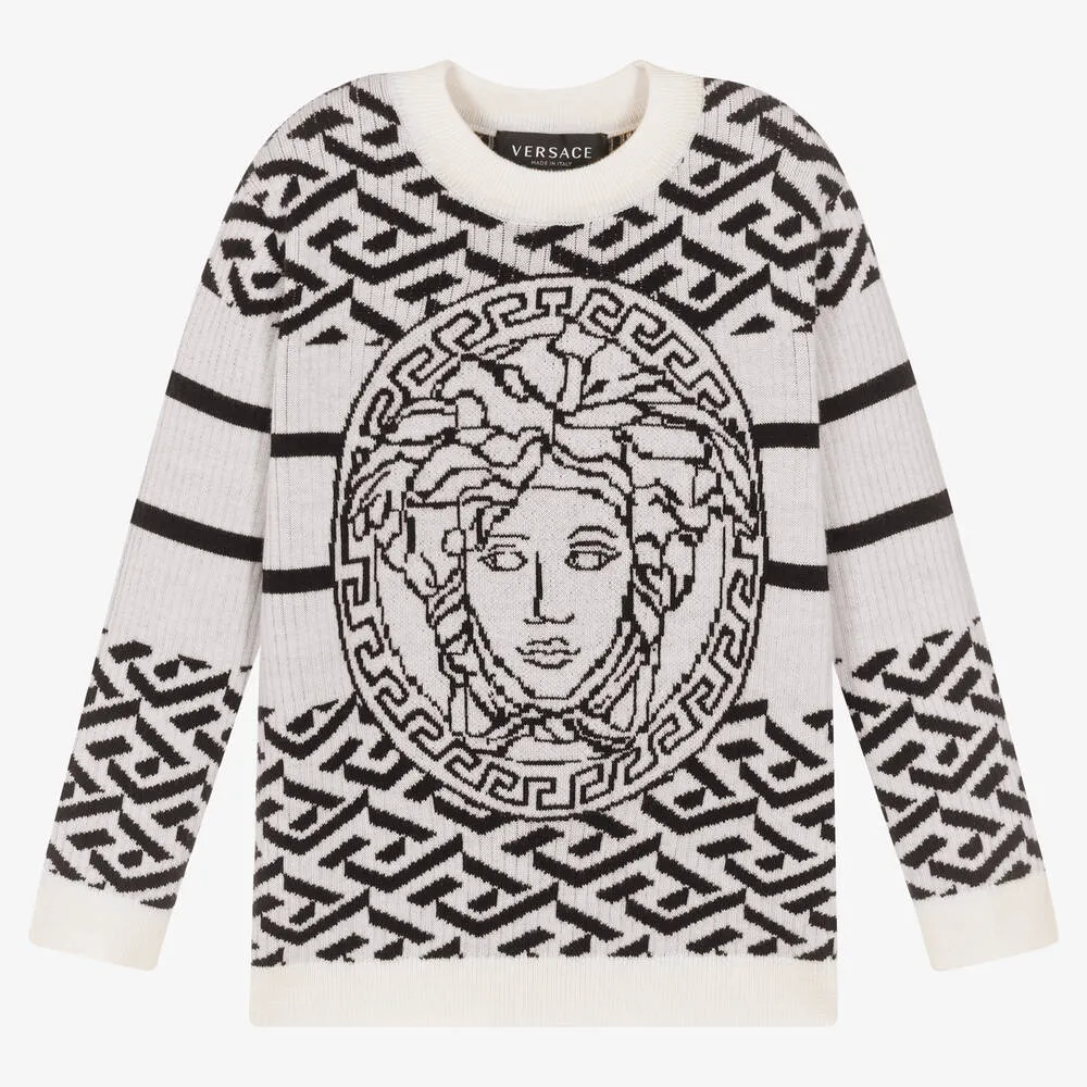 Black & White Medusa Sweater