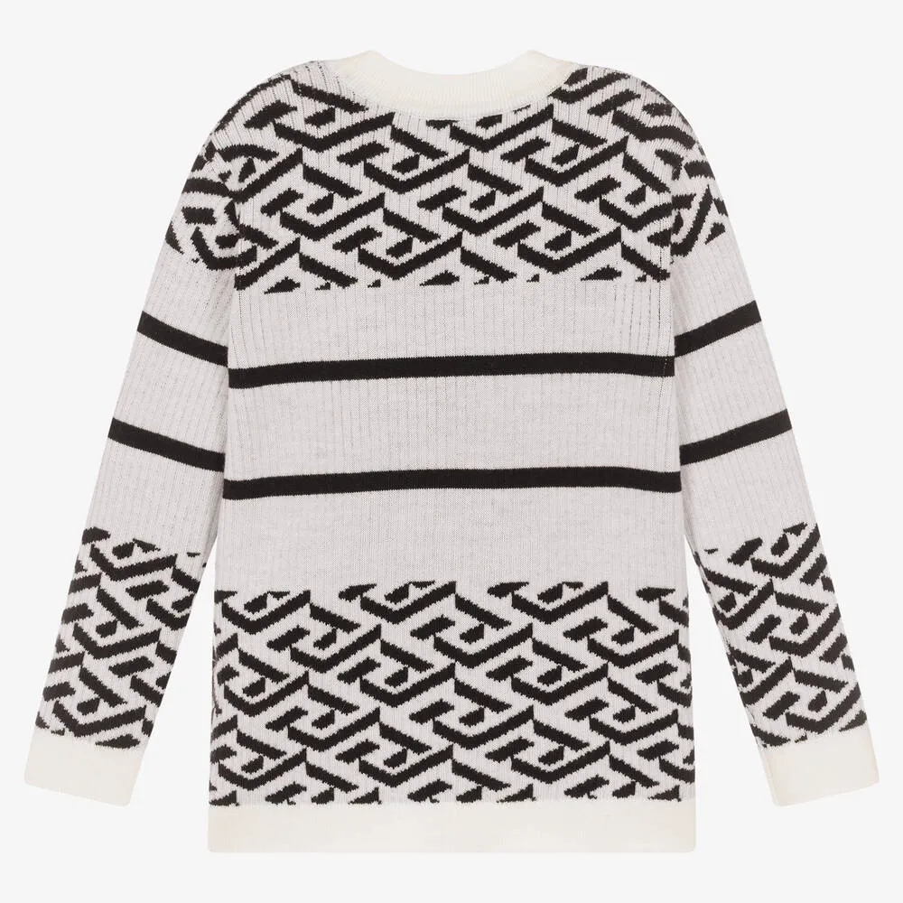 Black & White Medusa Sweater