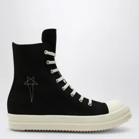 BLACK DENIM LUXOR HI SNEAKERS