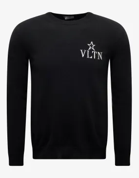 Black VLTNSTAR Cashmere-Blend Sweater -