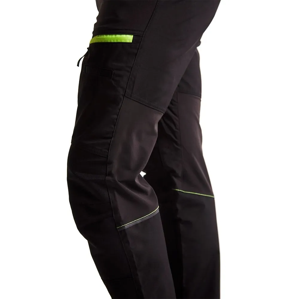 Blåkläder 1456-1845 Service Trousers Stretch - Black/High Vis Yellow