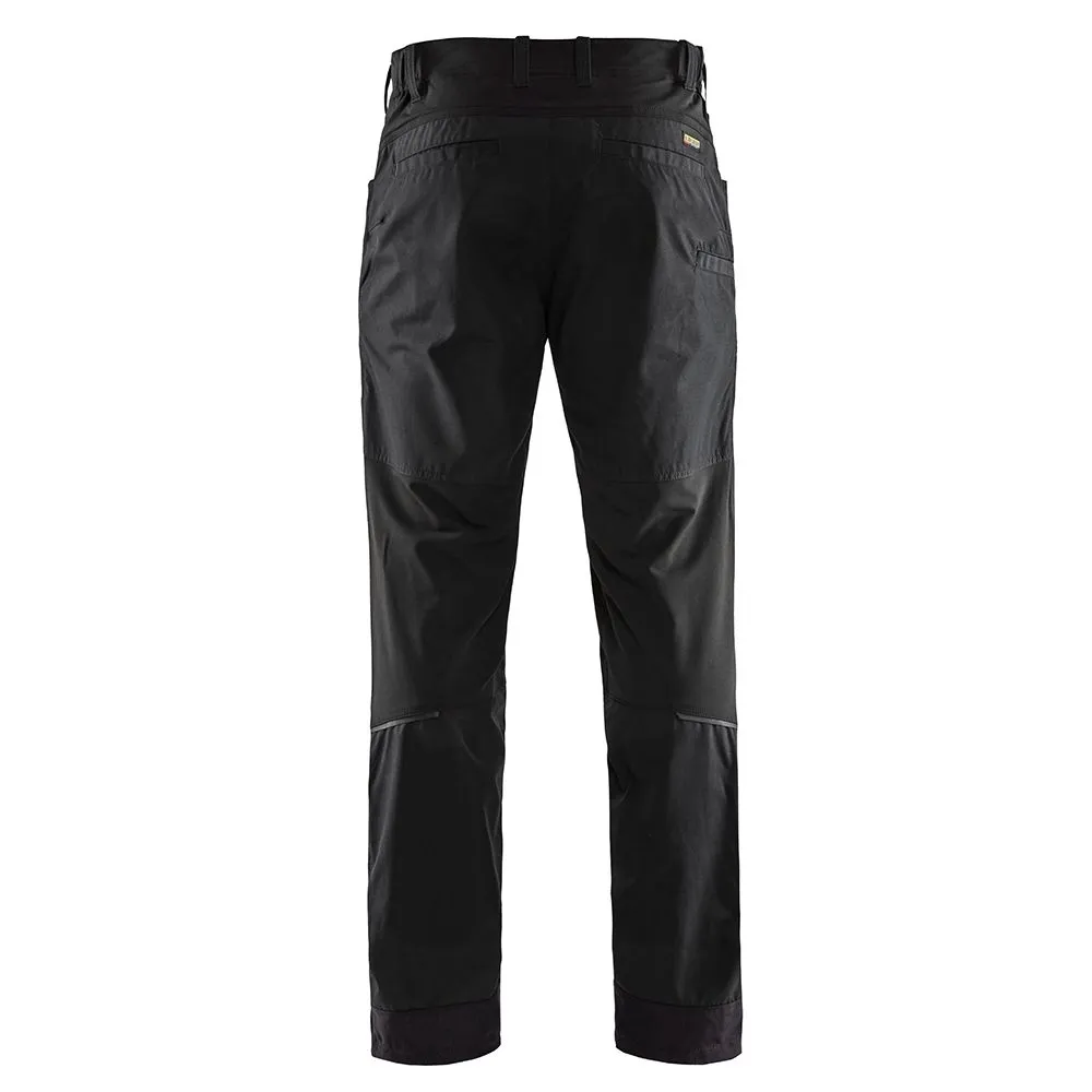 Blåkläder 1456-1845 Service Trousers Stretch - Black/High Vis Yellow