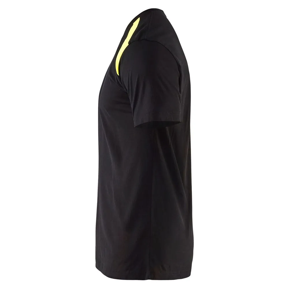 Blåkläder 3379-1042 T-Shirt Bi-Colour - Black/High Vis Yellow