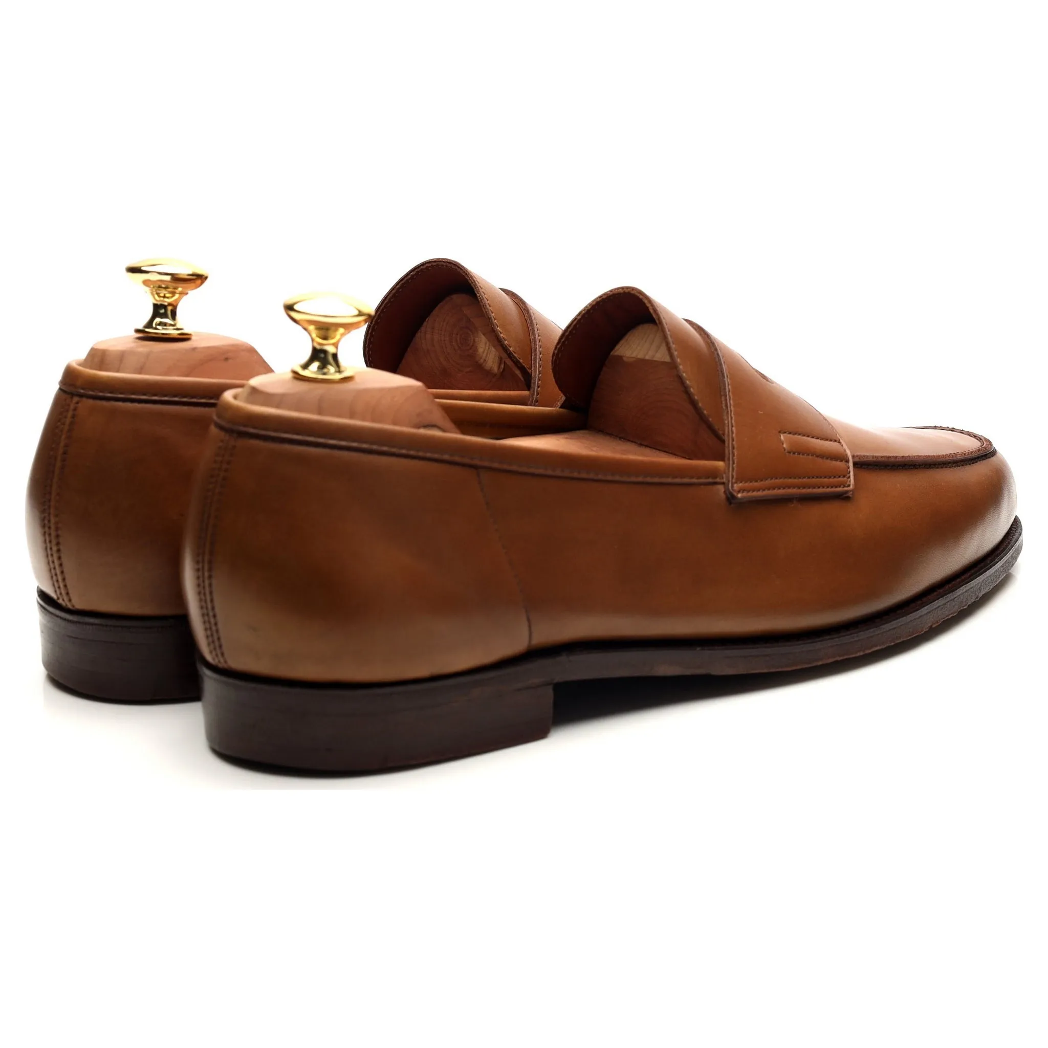 Brown Leather Loafers UK 11 E