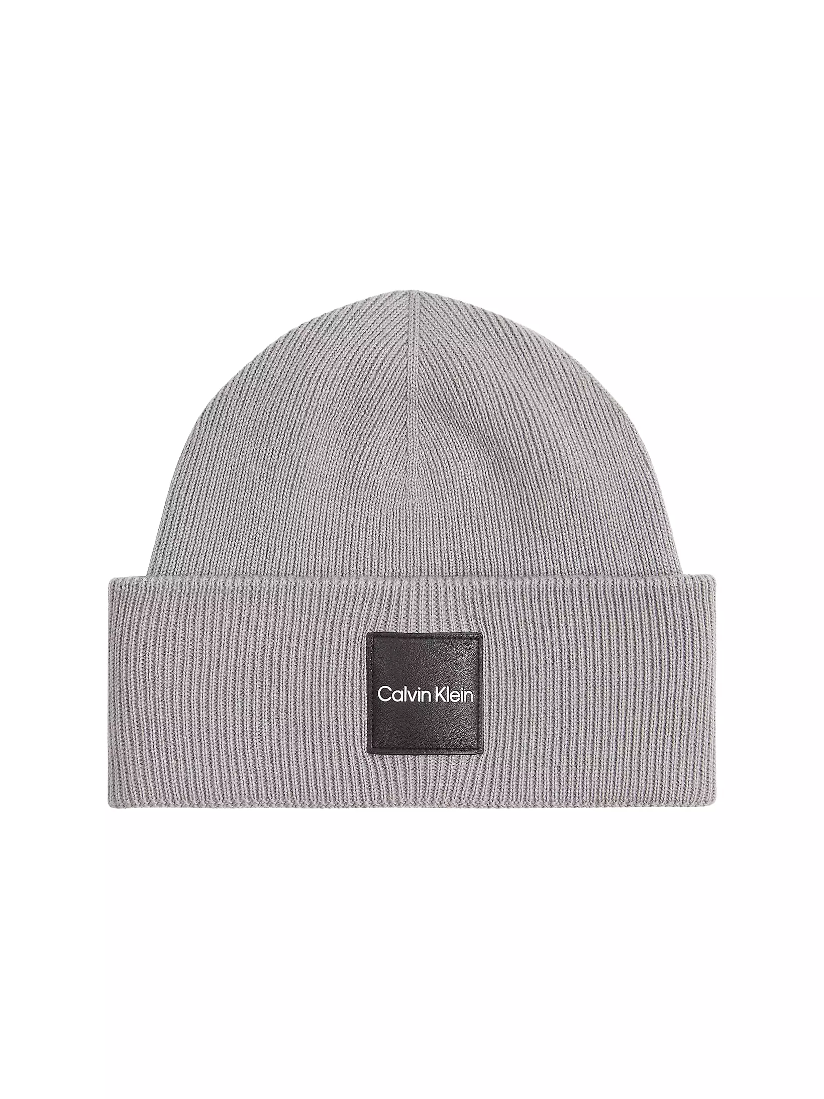 Calvin Klein Mens Fine Cotton Rib Beanie