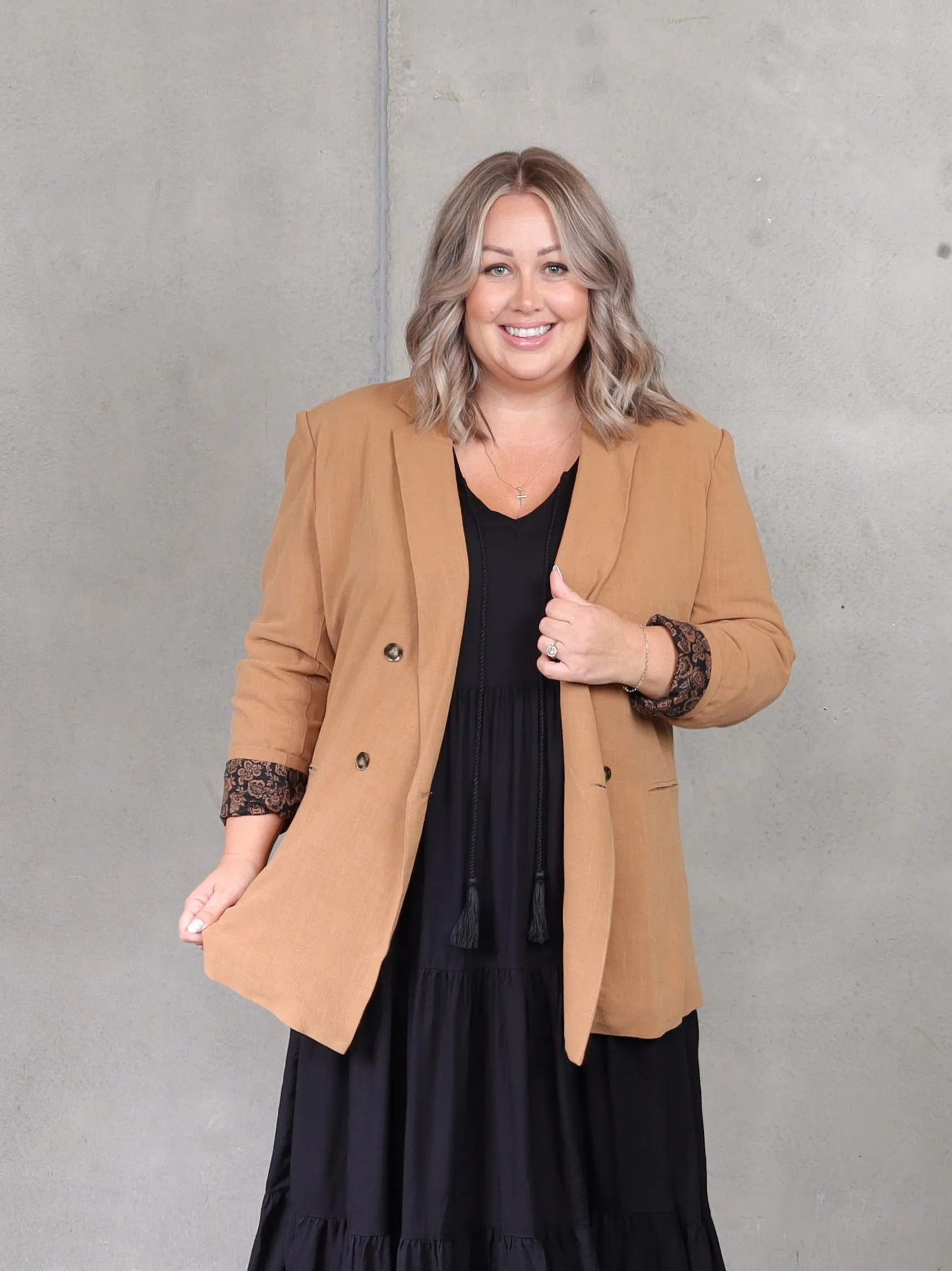 Cameron Blazer - Tan