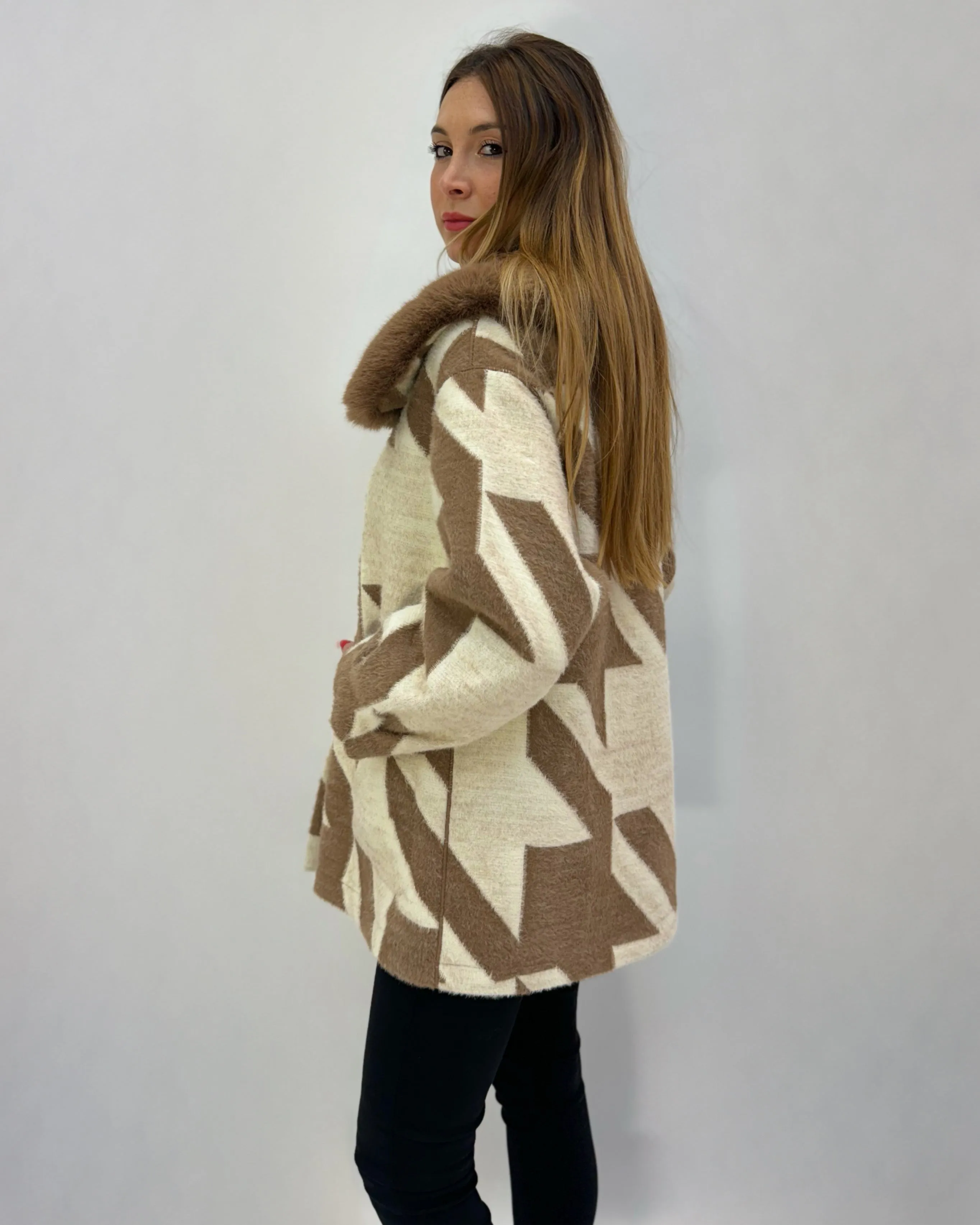 Cappotto pied de poule Alex Max