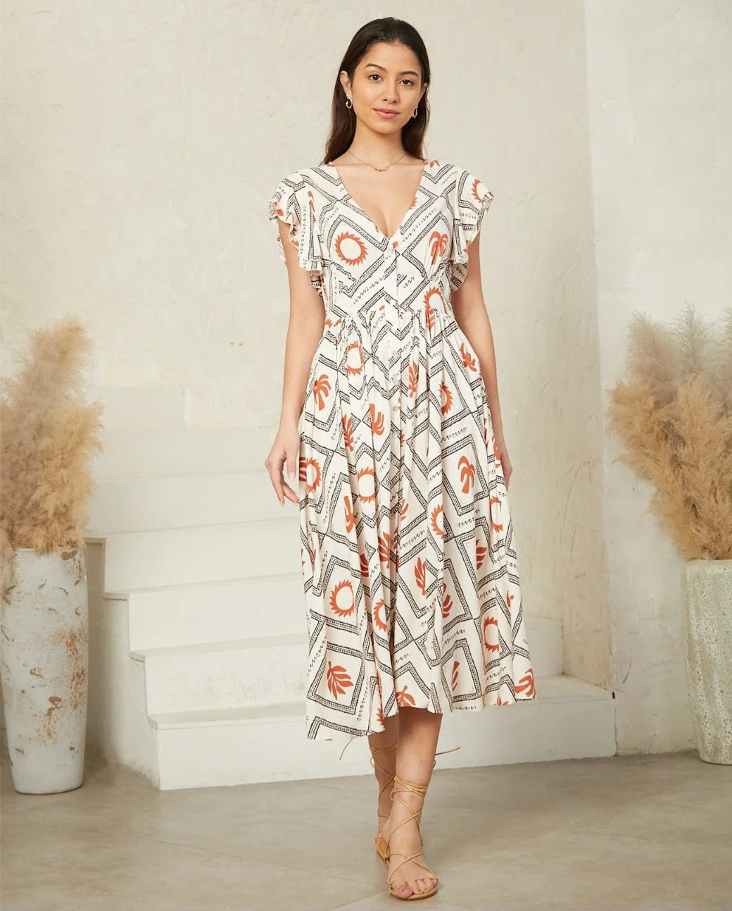 Chrissie Midi Dress - Tuscany