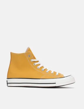 Converse 70's Chuck Hi 162054C (Canvas) - Sunflower Yellow/Black/Egret