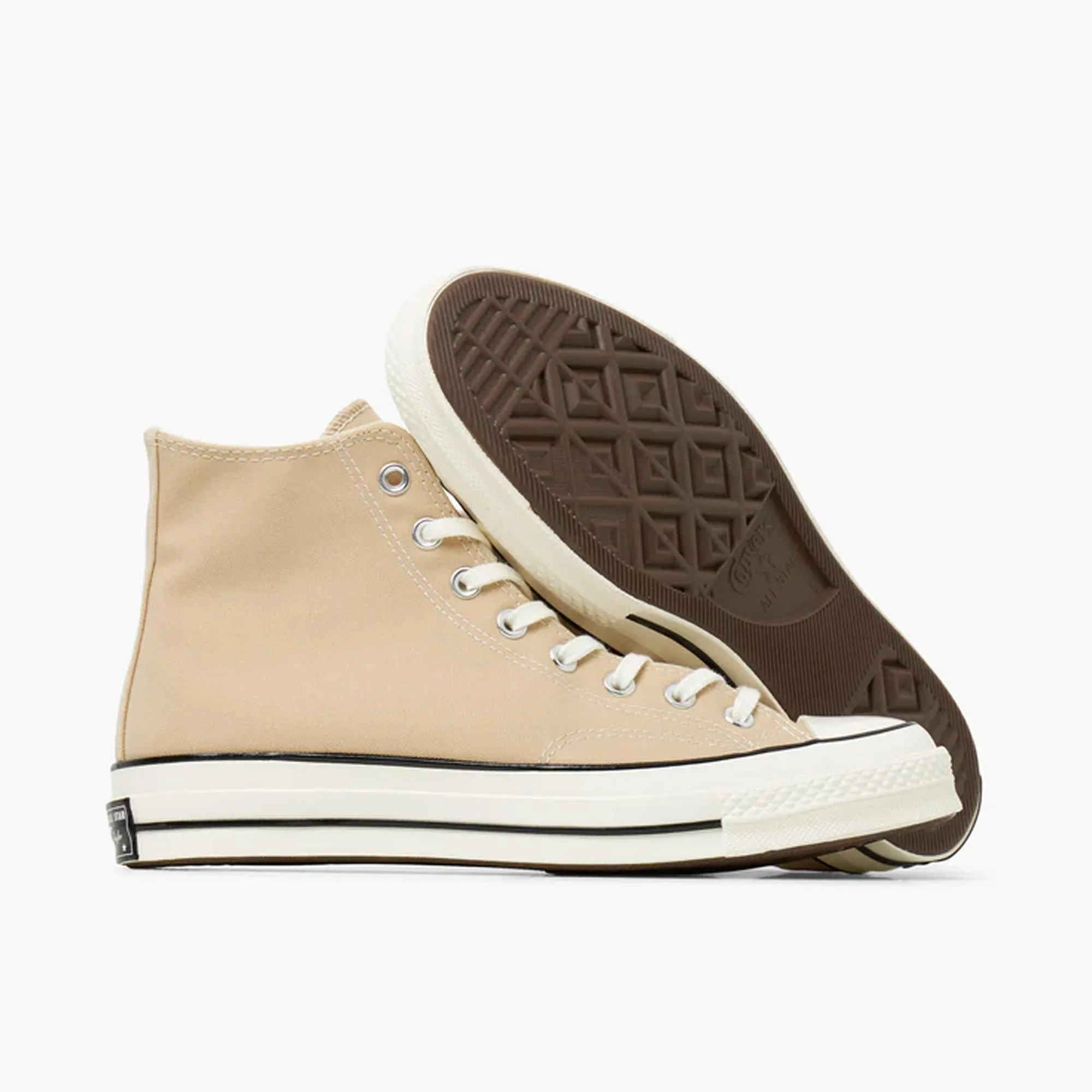 Converse Chuck 70 Hi Oat Milk / Egret - Black