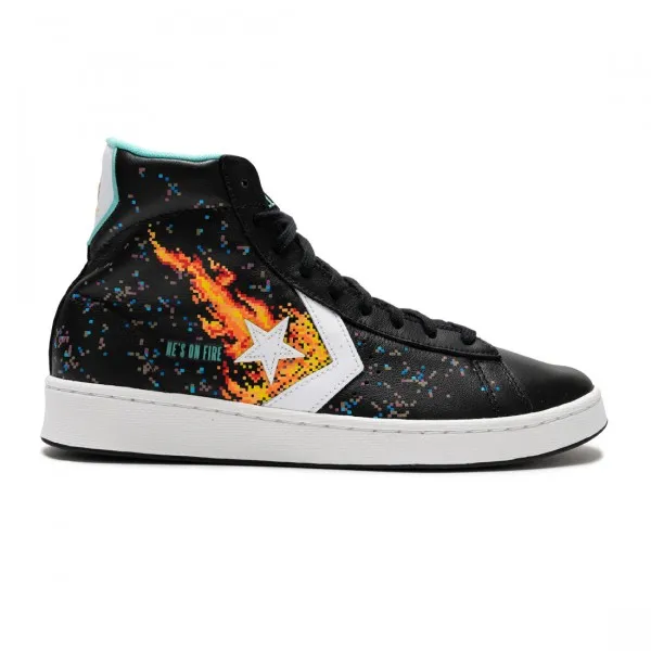 Converse x NBA Jam Men Pro Leather Hi (black / tart orange / white)