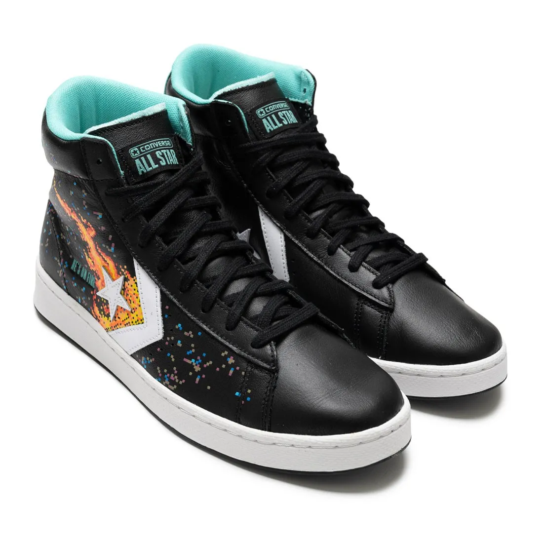 Converse x NBA Jam Men Pro Leather Hi (black / tart orange / white)