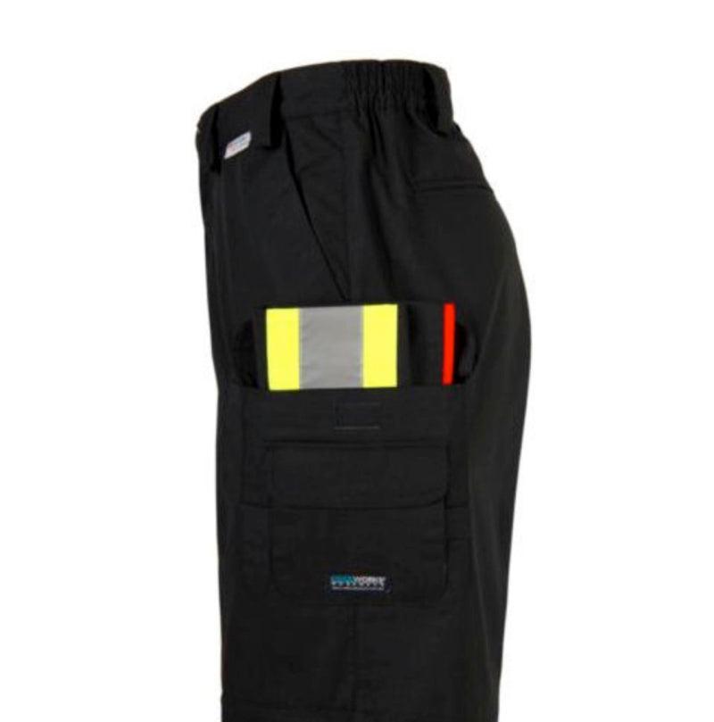 CoolWorks Hi-Vis Men's Ventilated Cargo Work Pants CW2BLAK - Black