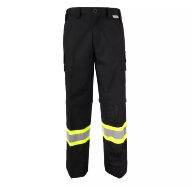 CoolWorks Hi-Vis Men's Ventilated Cargo Work Pants CW2BLAK - Black