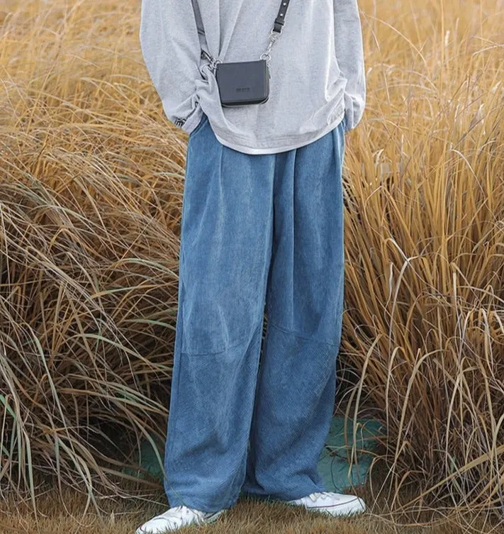 Corduroy Wide Leg Pants