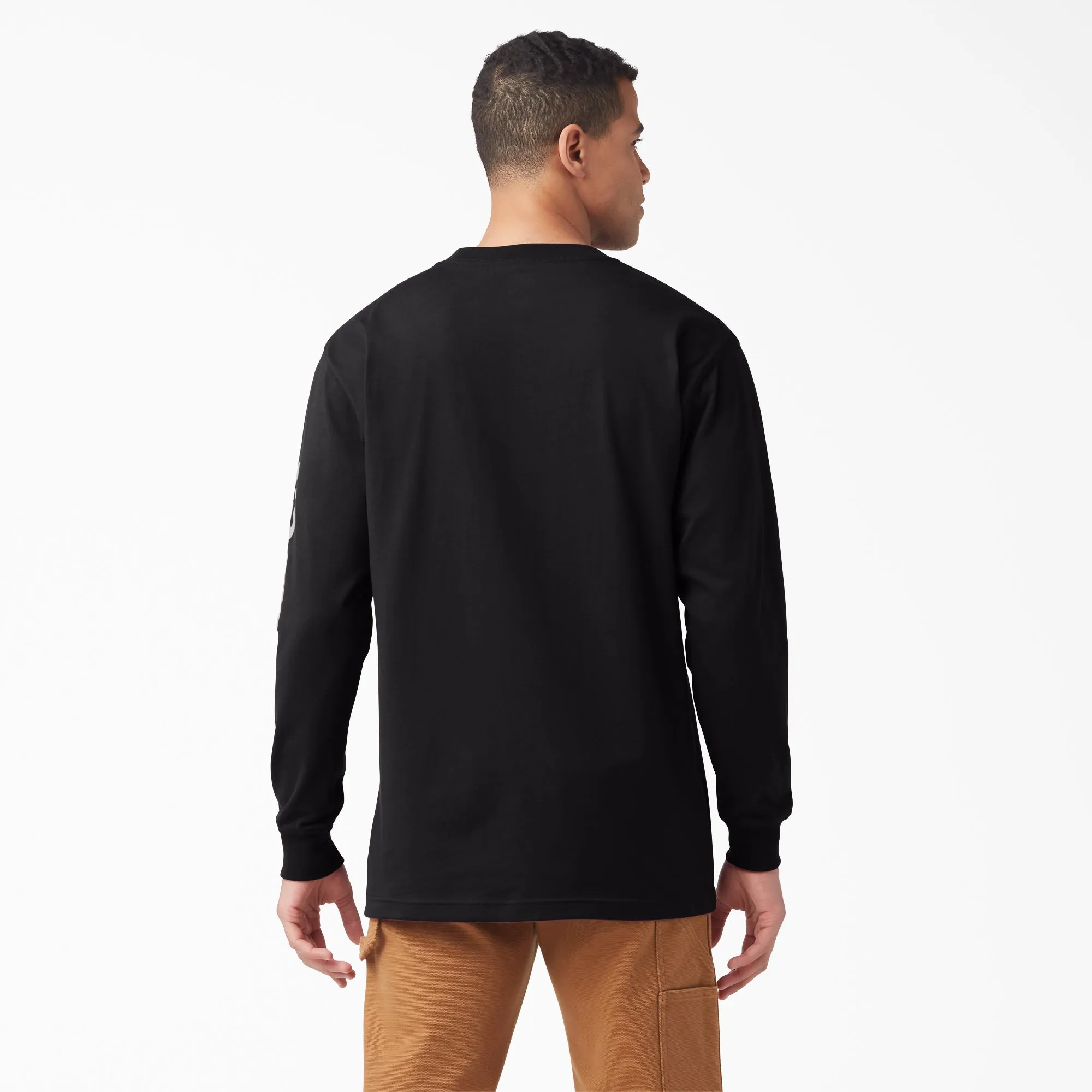 Dickies Men's Wordmark Graphic Long Sleeve T-Shirt