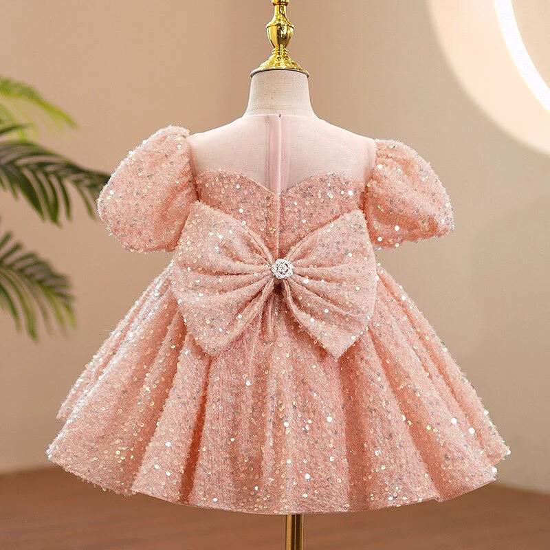 Elegant Fluffy Sequin Tutu Ball Gown