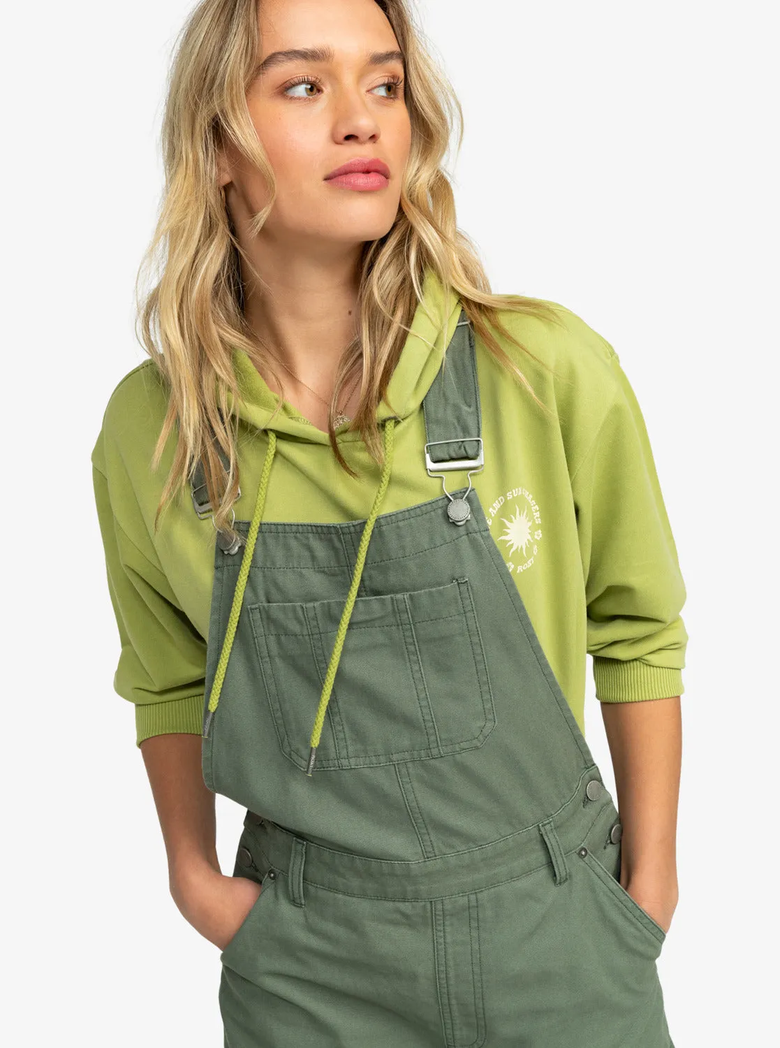 Eternal Change Overalls - Agave Green