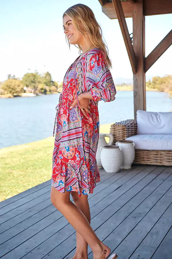 Faith Mini Dress Rosalee Print