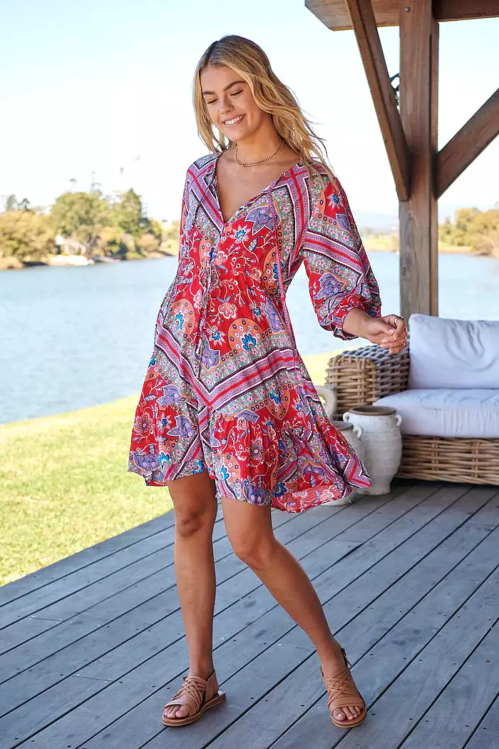 Faith Mini Dress Rosalee Print