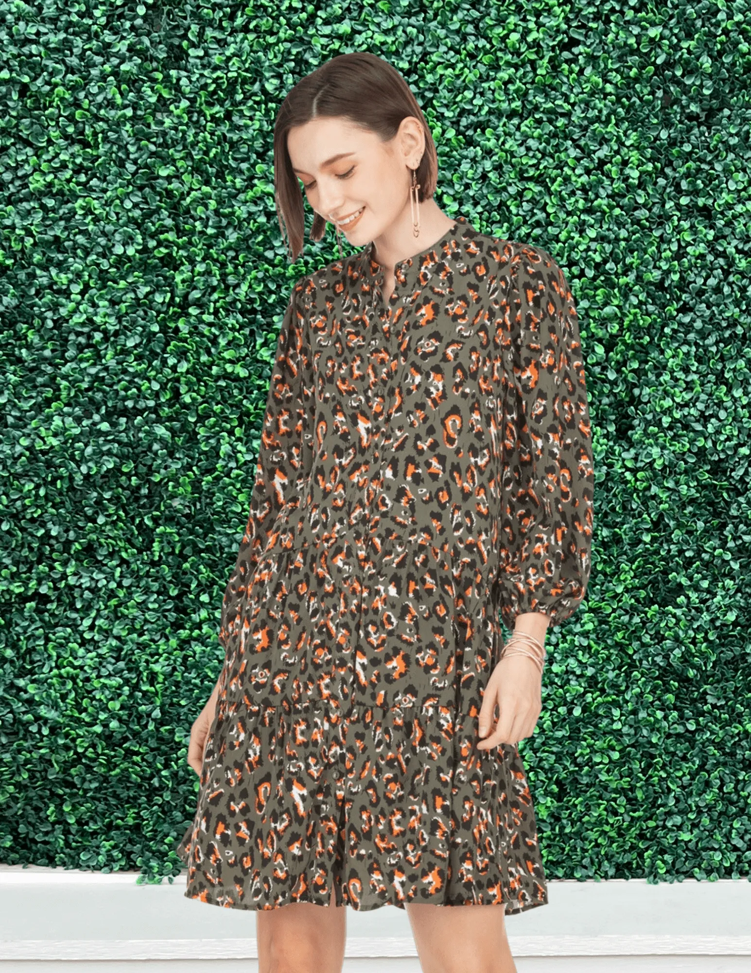 Fall Leopard Print Dress