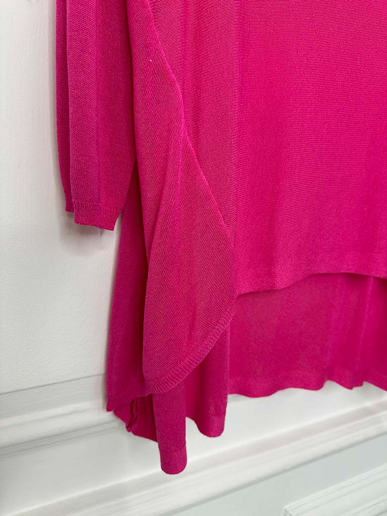 Fine Knit - Hot Pink