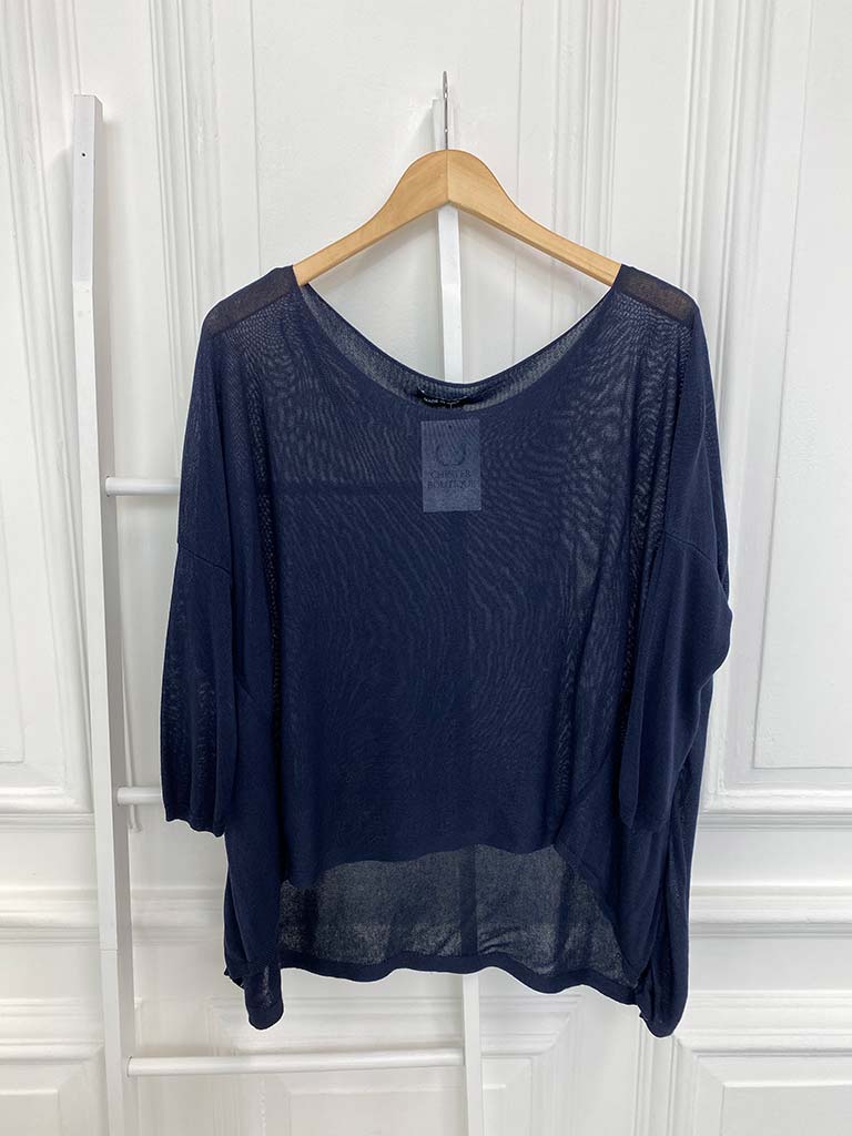 Fine Knit - Navy