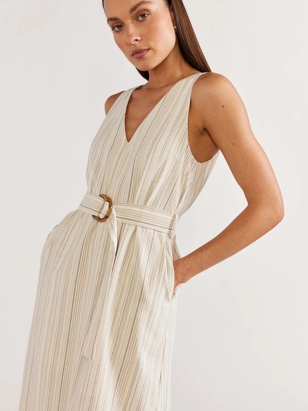 Finlay Belted Midi Dress UT2401459