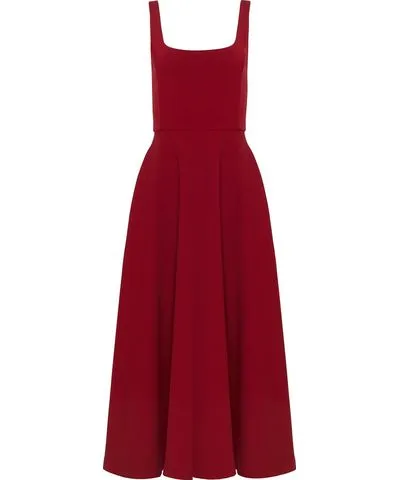 Forever Young the Label Women's Anisa Midi Dress Red