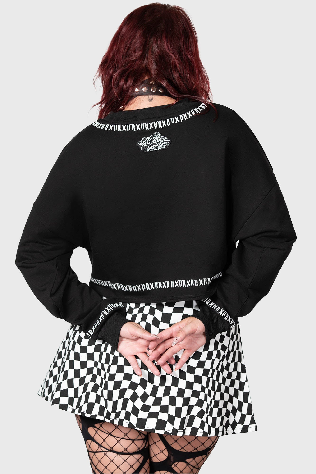 Fright N Terror Crop Sweater