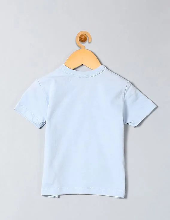 GAP Boys Blue Short Sleeve Graphic T-Shirt