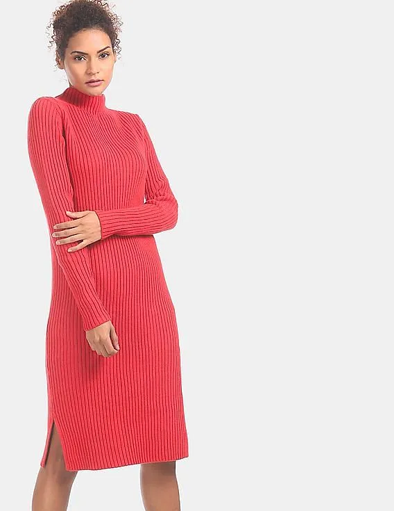 GAP Red Turtle Neck Sweater Dress