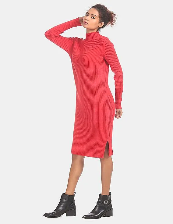 GAP Red Turtle Neck Sweater Dress