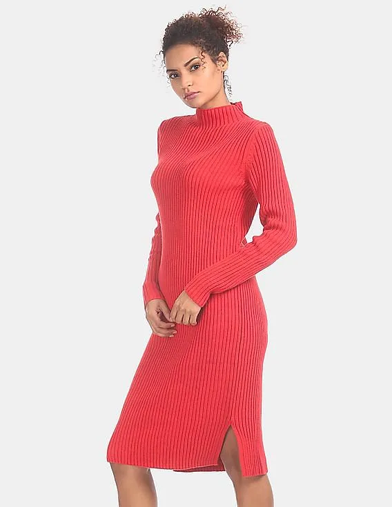 GAP Red Turtle Neck Sweater Dress