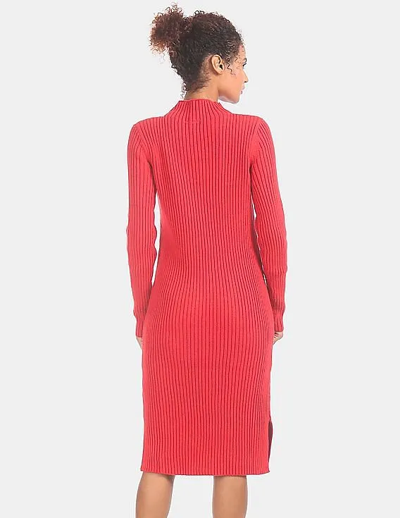 GAP Red Turtle Neck Sweater Dress